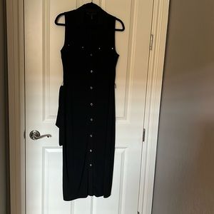 EUC White House, black market, black midi dress. Size medium.